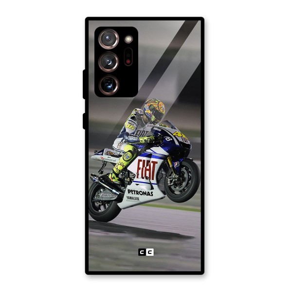 Champion Biker Glass Back Case for Galaxy Note 20 Ultra