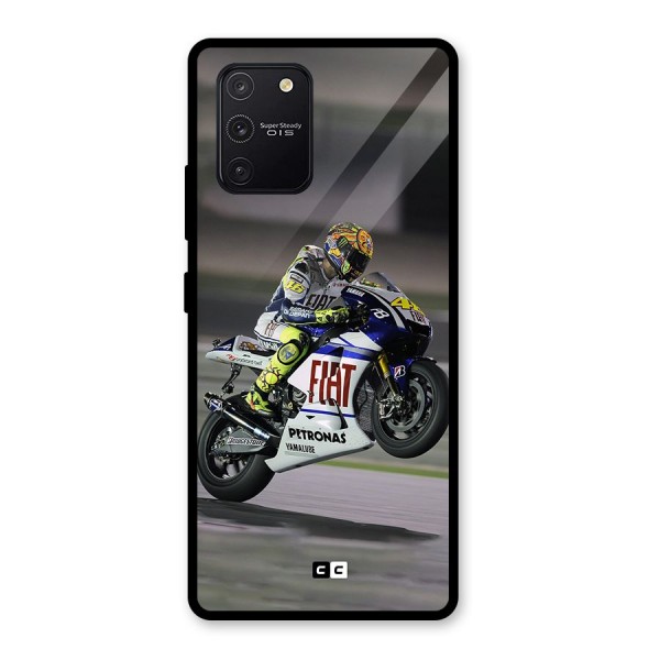 Champion Biker Glass Back Case for Galaxy S10 Lite