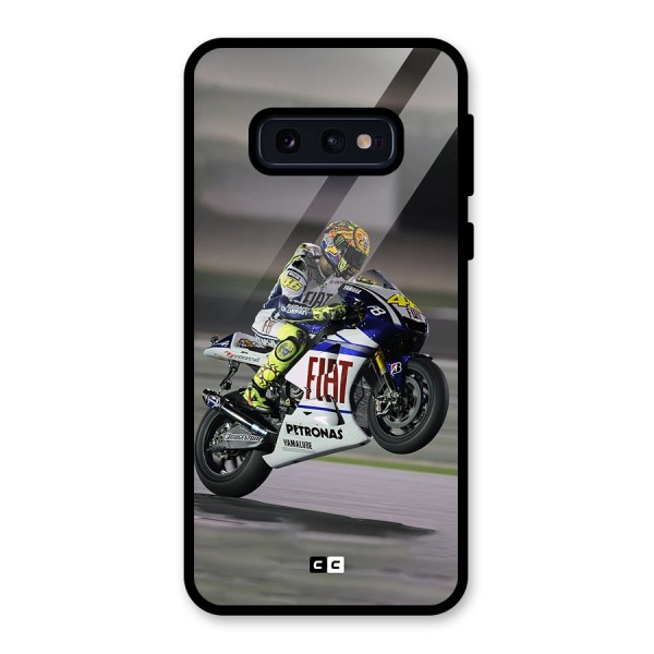 Champion Biker Glass Back Case for Galaxy S10e