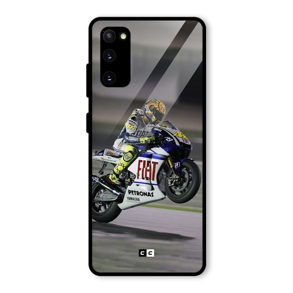 Champion Biker Glass Back Case for Galaxy S20 FE 5G