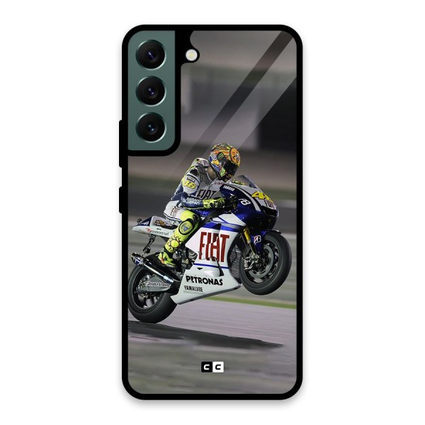 Champion Biker Glass Back Case for Galaxy S22 5G