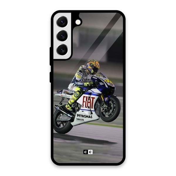 Champion Biker Glass Back Case for Galaxy S22 Plus 5G