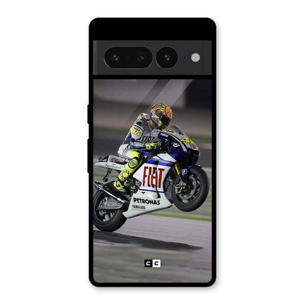 Champion Biker Glass Back Case for Google Pixel 7 Pro