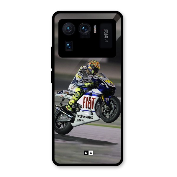 Champion Biker Glass Back Case for Mi 11 Ultra