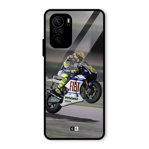 Champion Biker Glass Back Case for Mi 11x