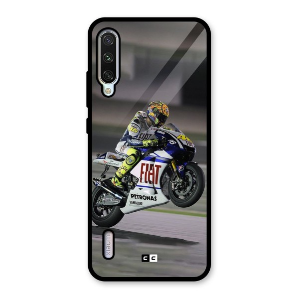 Champion Biker Glass Back Case for Mi A3