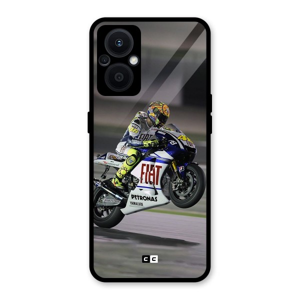 Champion Biker Glass Back Case for Oppo F21s Pro 5G