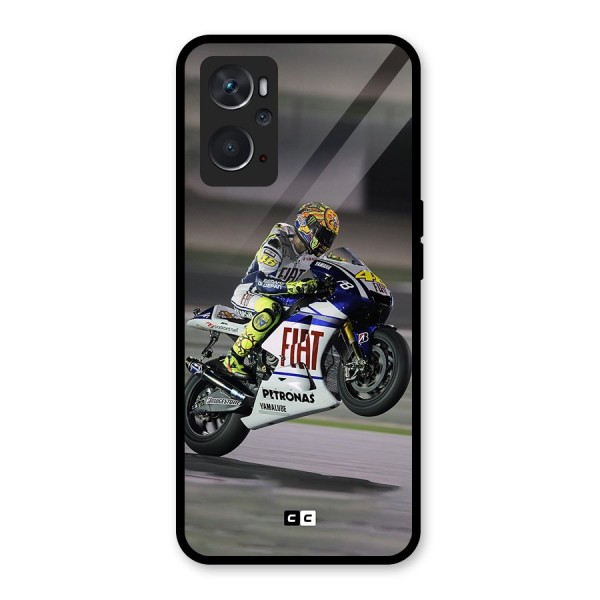 Champion Biker Glass Back Case for Oppo K10 4G