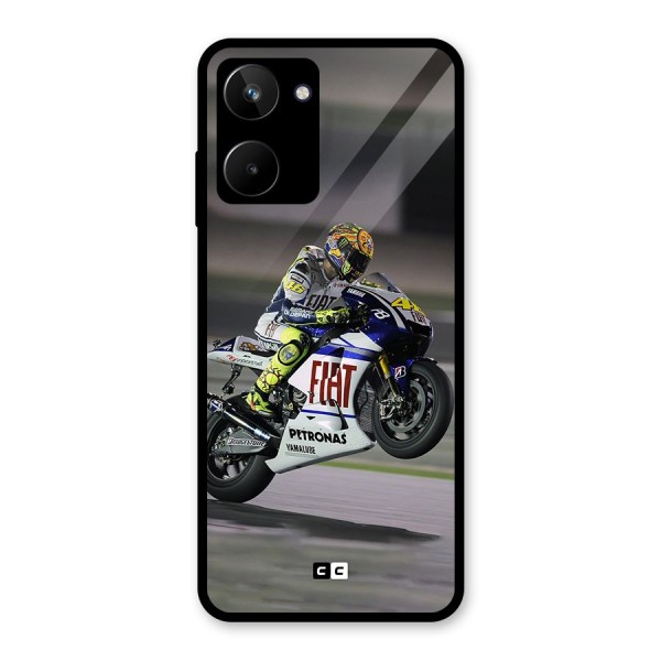 Champion Biker Glass Back Case for Realme 10