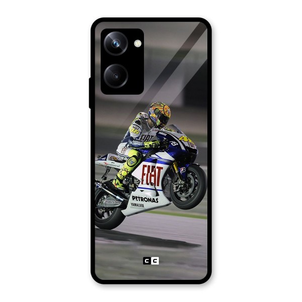 Champion Biker Glass Back Case for Realme 10 Pro