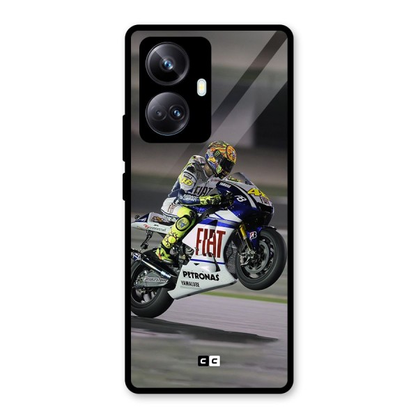 Champion Biker Glass Back Case for Realme 10 Pro Plus