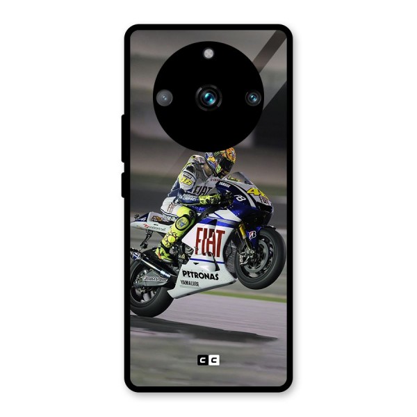 Champion Biker Glass Back Case for Realme 11 Pro Plus