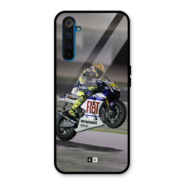 Champion Biker Glass Back Case for Realme 6 Pro