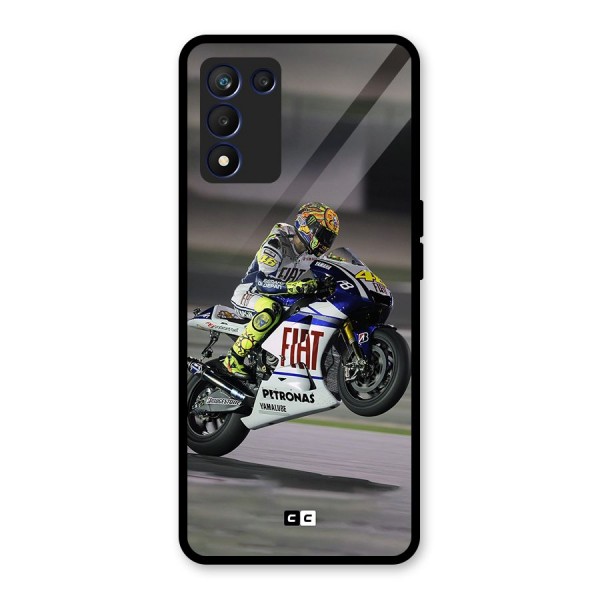 Champion Biker Glass Back Case for Realme 9 5G Speed