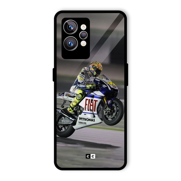 Champion Biker Glass Back Case for Realme GT2 Pro