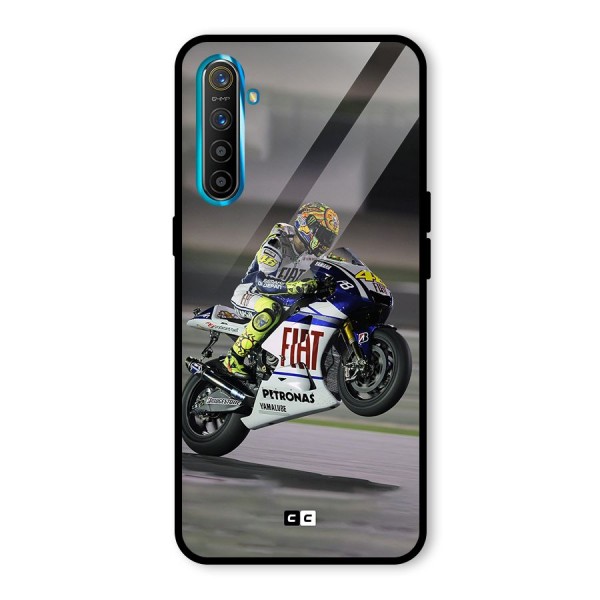 Champion Biker Glass Back Case for Realme X2