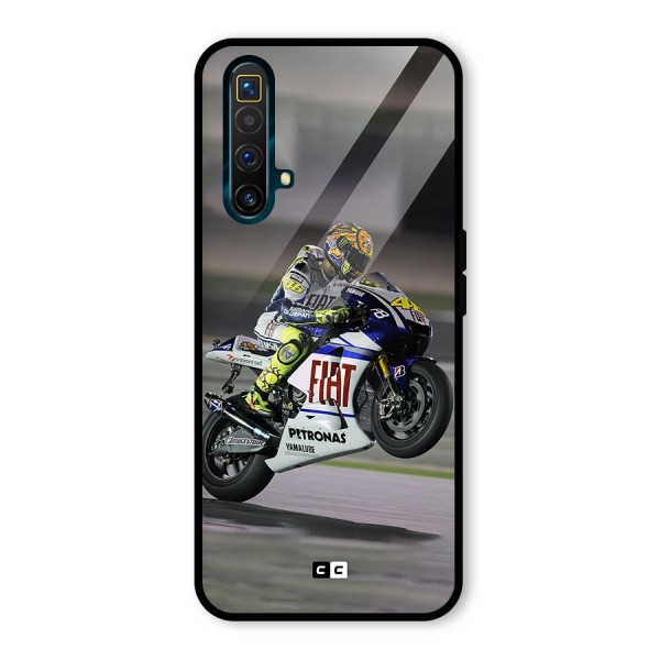 Champion Biker Glass Back Case for Realme X3 SuperZoom