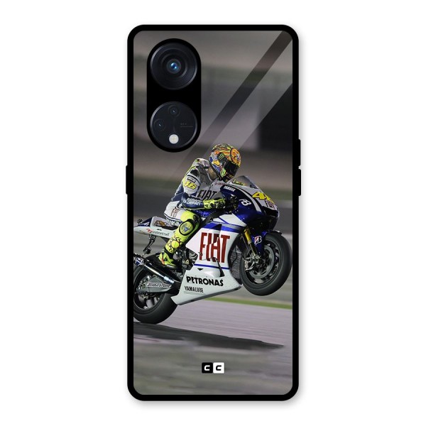 Champion Biker Glass Back Case for Reno8 T 5G