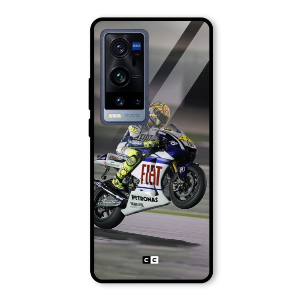 Champion Biker Glass Back Case for Vivo X60 Pro Plus