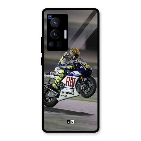 Champion Biker Glass Back Case for Vivo X70 Pro