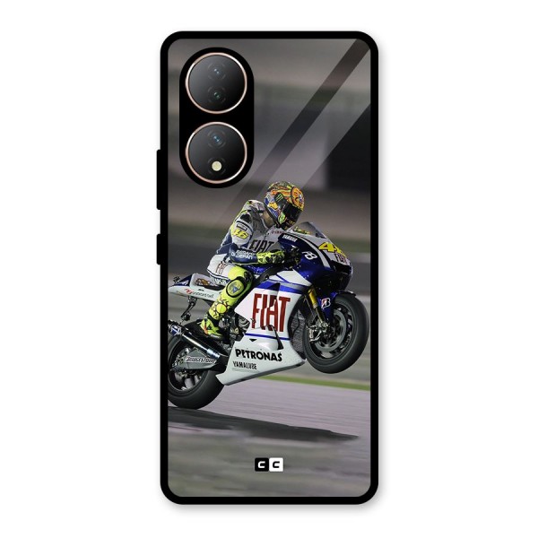 Champion Biker Glass Back Case for Vivo Y100A