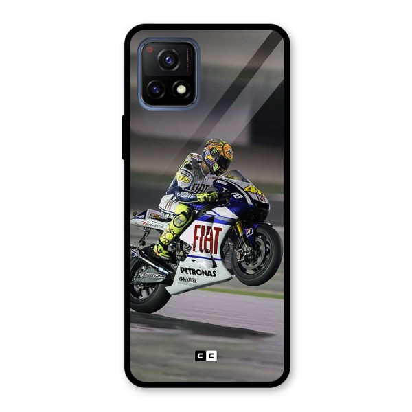 Champion Biker Glass Back Case for Vivo Y72 5G