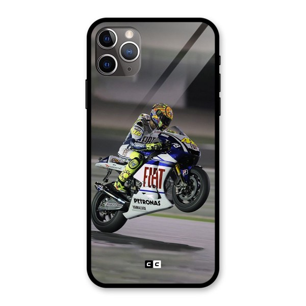 Champion Biker Glass Back Case for iPhone 11 Pro Max