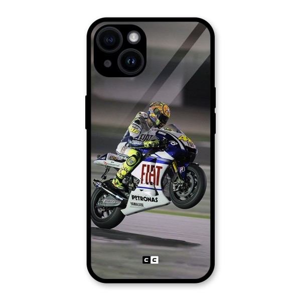 Champion Biker Glass Back Case for iPhone 14