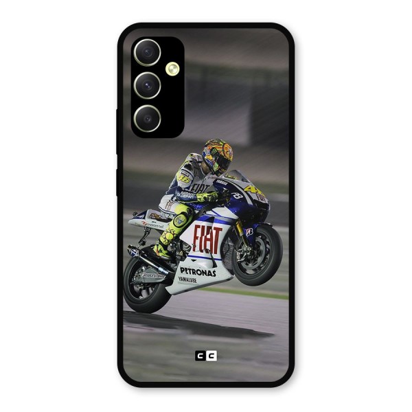 Champion Biker Metal Back Case for Galaxy A34