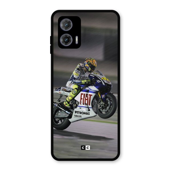 Champion Biker Metal Back Case for Moto G73