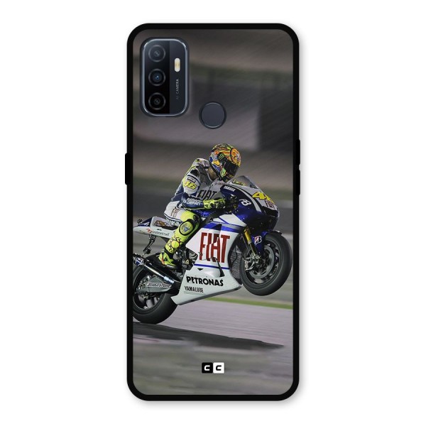 Champion Biker Metal Back Case for Oppo A53