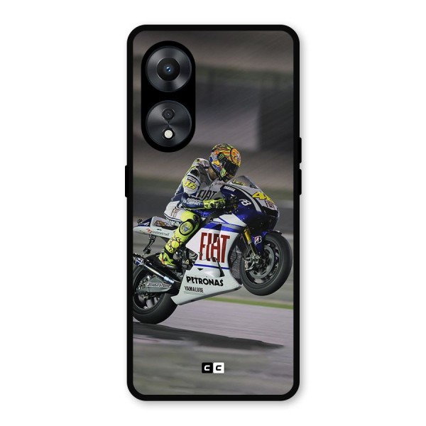 Champion Biker Metal Back Case for Oppo A78