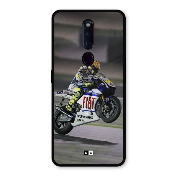 Champion Biker Metal Back Case for Oppo F11 Pro