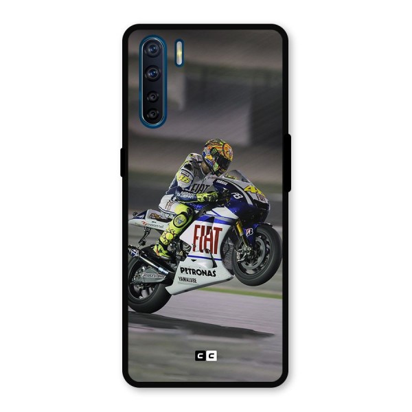 Champion Biker Metal Back Case for Oppo F15