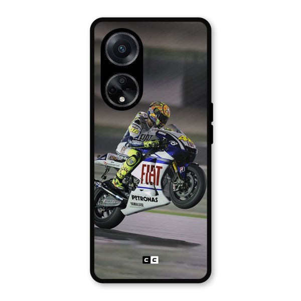 Champion Biker Metal Back Case for Oppo F23