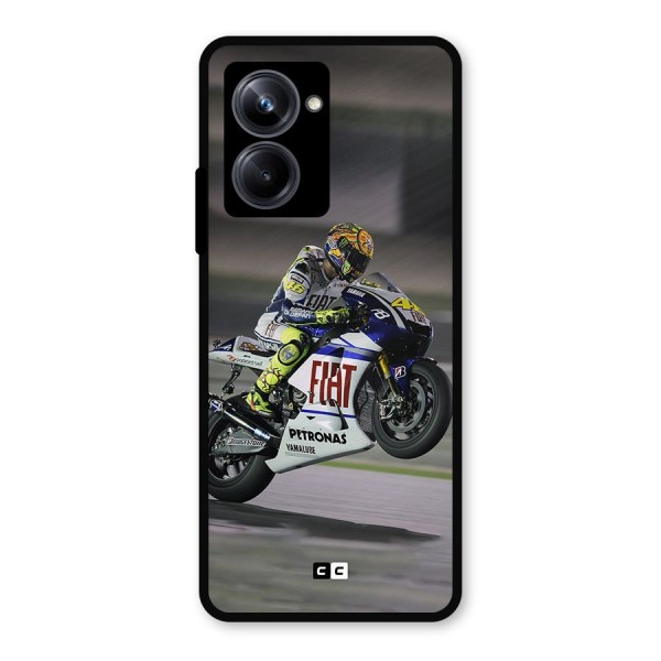 Champion Biker Metal Back Case for Realme 10 Pro