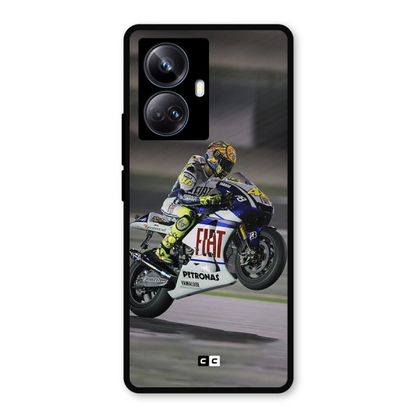 Champion Biker Metal Back Case for Realme 10 Pro Plus