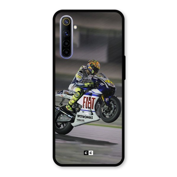 Champion Biker Metal Back Case for Realme 6