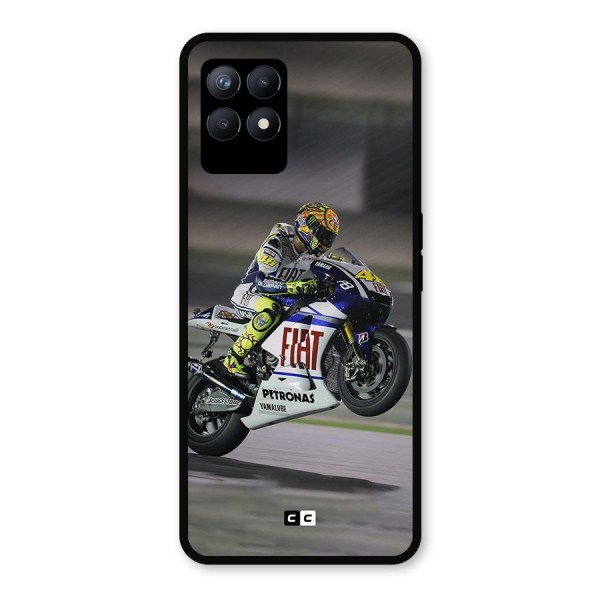 Champion Biker Metal Back Case for Realme 8i