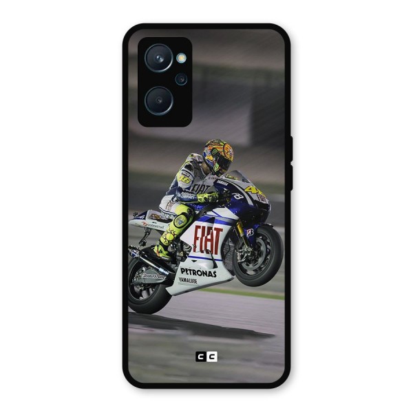 Champion Biker Metal Back Case for Realme 9i