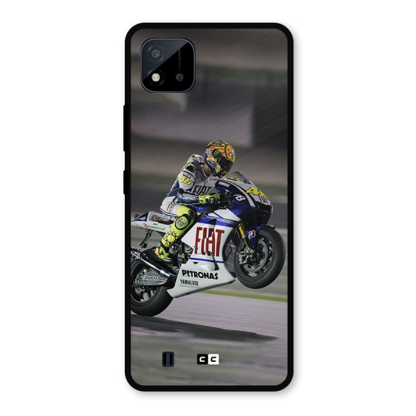 Champion Biker Metal Back Case for Realme C11 2021