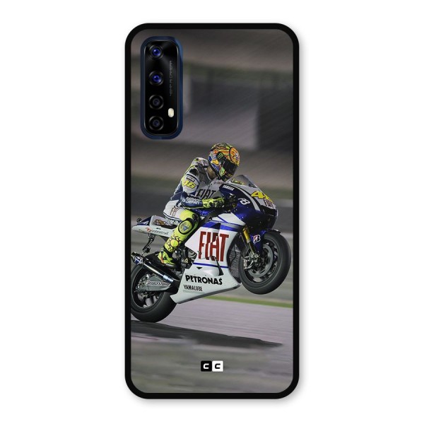 Champion Biker Metal Back Case for Realme Narzo 20 Pro