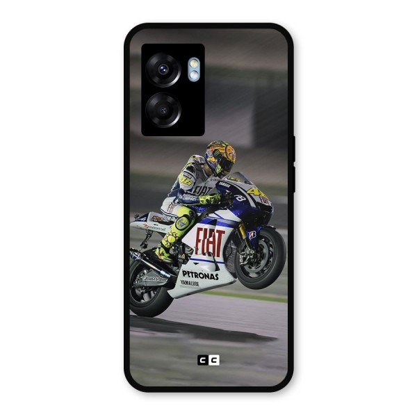 Champion Biker Metal Back Case for Realme Narzo 50 5G