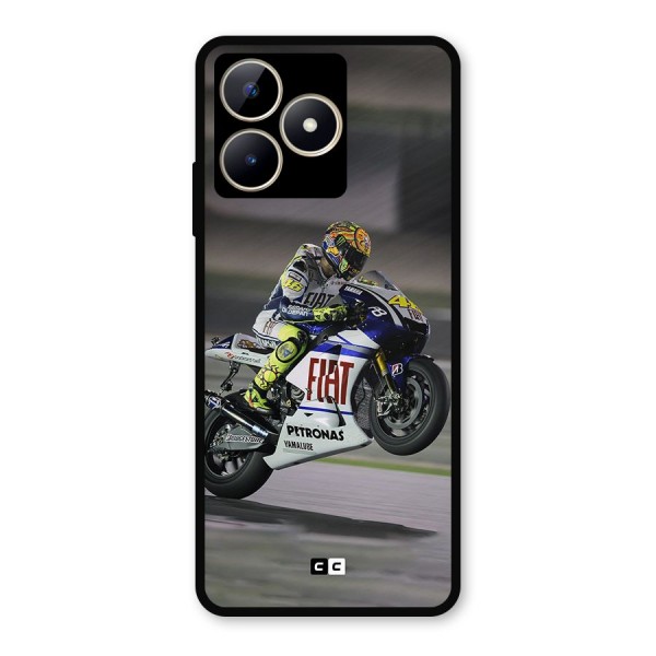 Champion Biker Metal Back Case for Realme Narzo N53