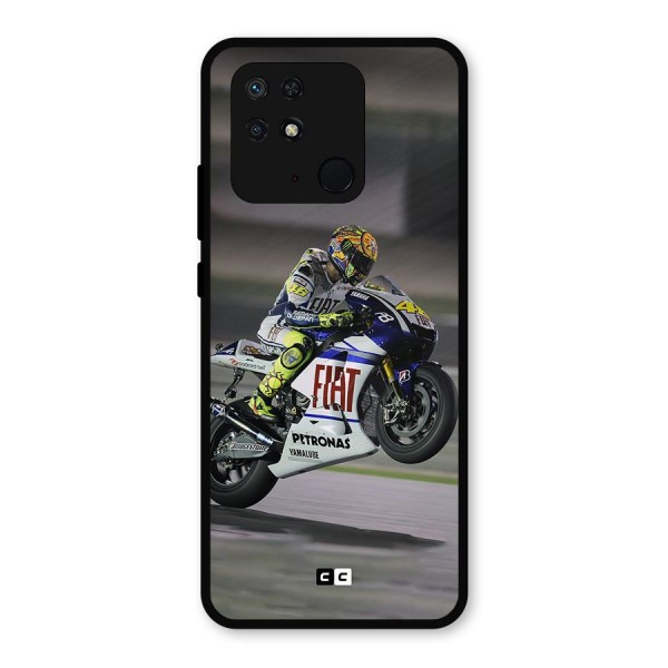 Champion Biker Metal Back Case for Redmi 10