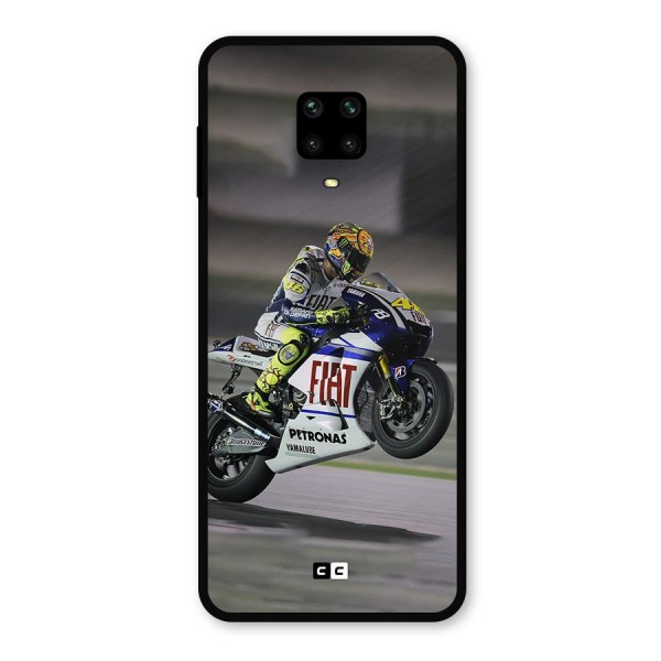 Champion Biker Metal Back Case for Redmi Note 10 Lite