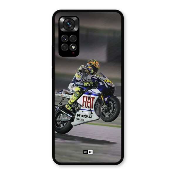 Champion Biker Metal Back Case for Redmi Note 11