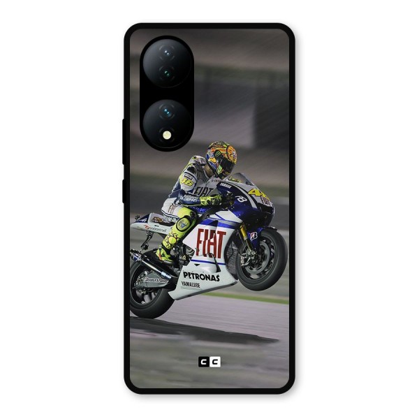 Champion Biker Metal Back Case for Vivo T2