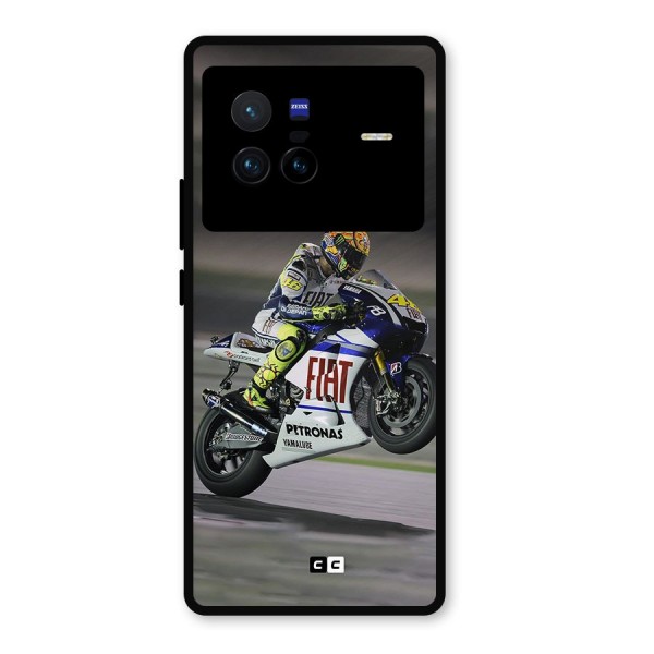 Champion Biker Metal Back Case for Vivo X80