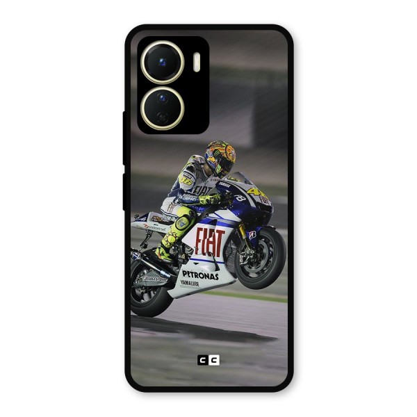 Champion Biker Metal Back Case for Vivo Y16